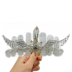 Хрусталь Резинки для волос из натурального кварца, крылья с солнечными коронами-резинками для волос для женщин и девочек, 350x150 мм