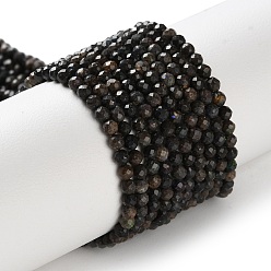 Огненный Опал Нити бусин из натурального огненного опала, граненые, круглые, 2.5 мм, отверстие : 0.5 мм, около 164 шт / нитка, 15.35~15.55'' (39~39.5 см)