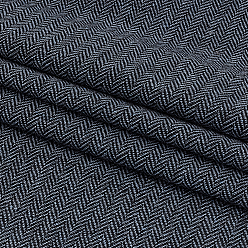 Black Herringbone Patterned Tweed Fabric for Clothing Accessories, Black, 1000x1500x0.5mm