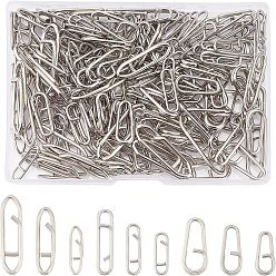 Stainless Steel Color Stainless Steel Findings, Stainless Steel Color, 9.5x6.5x2.5mm, 200pcs/box