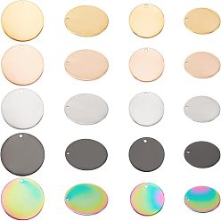 (52) Непрозрачная лаванда 20 шт. 10 ионное покрытие (ip) 304 подвески из нержавеющей стали, с прыжковых колец, лазерная резка, сердце с алфавитом, разноцветные, 25~20x1 мм, отверстие : 1.4 мм, 2 шт / стиль