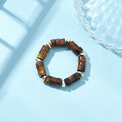 Тигровый глаз Бусины из гематита и натуральные кольца из тигрового глаза для женщин, размер США 8 1/2 (18.5 мм)