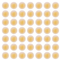 Goldenrod Silicone Beads, Round, Goldenrod, 14.5mm, Hole: 2.5mm