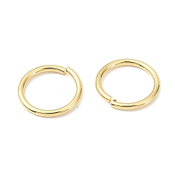 Real 18K Gold Plated SHEGRACE 30G Brass Open Jump Rings, Saw Cut Round, Cadmium Free & Nickel Free & Lead Free, Real 18K Gold Plated, 18 Gauge, 10x1mm, Inner Diameter: 8mm, about 140pcs/bag