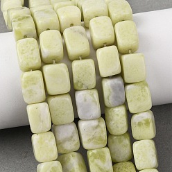 Другие Нефриты Природного нефрита нитей бисера, кубоид, 12~13x8~10x8~10 мм, отверстие : 1 мм, около 30~31 шт / нитка, 14.76'' (37.5 см) ~ 14.96'' (38 см)