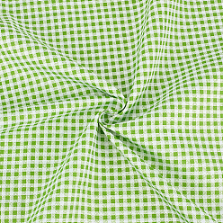 Green Yellow Polyester Fabric, Clothing Accessories, Tartan Pattern, Green Yellow, 2000x1605x0.1mm