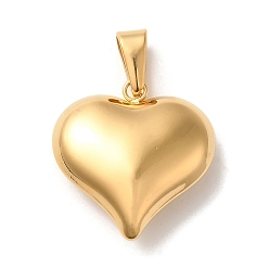 Золотой Вакуумное покрытие pvd 304 подвески из нержавеющей стали, шарма сердца, золотые, 26.5x25x9 мм, отверстие : 10x4.5 мм