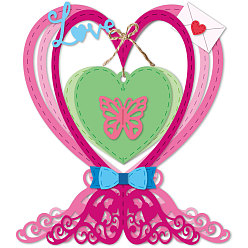 Сердце Углеродистая сталь разрезает трафареты, для diy scrapbooking, Фотоальбом, декоративная бумага для тиснения, сердце, 142x158x0.8 мм