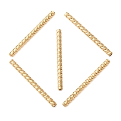 Oro 304 bolas de acero inoxidable, tubo trenzado, revestimiento de iones (ip), dorado, 26x2 mm, agujero: 0.8 mm