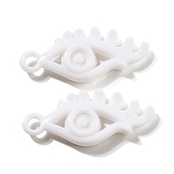 Eye Opaque Acrylic Pendants, Eye, Eye, 34.5x15x5.5mm, Hole: 3mm, about 470pcs/500g
