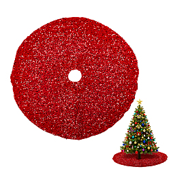 (123L) Белый крем непрозрачный блеск Юбка из полиэстера с пайетками для рождественской елки, рождественские украшения, огнеупорный кирпич, 780x2 мм