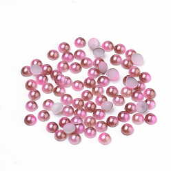 Верблюжий Имитация жемчуга кабошонов акриловые, купол, верблюжие, 8x4 мм , около 2000 шт / мешок