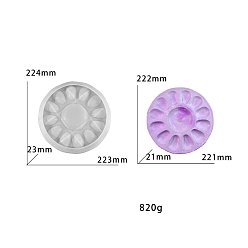 Плоский Круглый Силиконовые формы для хранения своими руками, на Пасху, белые, плоско-круглые, 223x224x23 мм