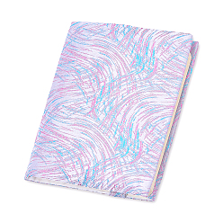 Plum Polyester Book Covers, Notebook Wraps, Rectangle, Plum, 155x120x2mm