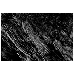 Черный ПВХ водонепроницаемые наклейки, самоклеящиеся наклейки, для украшения аквариума, прямоугольные, чёрные, 300x30x0.1 мм