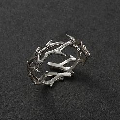 Платина Кольца из сплава для мужчин, платина, внутренний диаметр: 15~20 мм