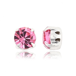 70010 Rose Preciosa® maxima crystal в пришивной чашке, чешский хрусталь, с настройками латуни, 719 37 080 шатон (круглый), серебряные, 70010 роза, ss 34 (7.05~7.25 мм)