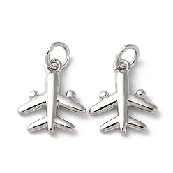 Платина Латунное очарование, с целью перехода в кольце, долговечный, без свинца и без кадмия, очарование самолета, платина, 14.5x11.5x2.5 мм