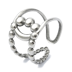 Нержавеющая Сталь Цвет 304 из нержавеющей стали манжеты кольца, цвет нержавеющей стали, регулируемый, 13 мм