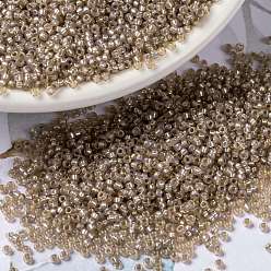 (RR2359) Silverlined Shell Opal MIYUKI Round Rocailles Beads, Japanese Seed Beads, (RR2359) Silverlined Shell Opal, 15/0, 1.5mm, Hole: 0.7mm, about 27777pcs/50g