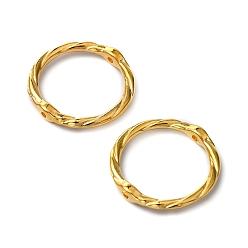 Golden Alloy Linking Rings, Circle Frames, Lead Free and Cadmium Free, Golden, 21x2mm, Hole: 1mm
