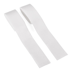 White 2Rolls Polyester Ribbon, for Gift Wrapping Ribbon, White, 1-1/2 inch(39mm), about 3.28 Yards(3m)/Roll