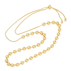 Настоящее золото 18K Латуни ожерелья, без кадмия и без свинца, реальный 18 k позолоченный, 12.60 дюйм (32 см), 5 мм