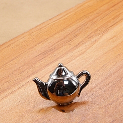 Платина Ручка ящика из цинкового сплава, с винтами, шкаф тянет ручки для ящика, аксессуары для дверных ручек, чайник, платина, 49x36x25 мм