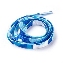 Deep Sky Blue Polyester Cord Shoelace, Deep Sky Blue, 79~80cm, 8~9mm