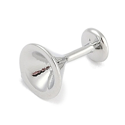 Платина Латунные микро-паве прозрачные кубические цирконии европейские подвески-шармы, привязка поручительств, за половину пробурено бисера, свинца и кадмия, бесплатныйтрофей, платина, 10.5x9x7.5 мм, отверстие : 3 мм, штифты : 1 мм