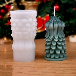 Белый Рождественский цилиндр diy свеча силиконовые формы, изготовление украшений, для изготовления свечей, белые, 67x122 мм