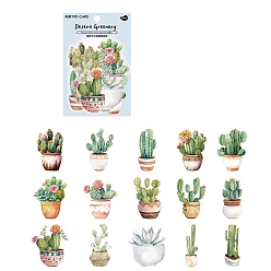 Темный Морско-зеленый 30 шт. водонепроницаемые декоративные наклейки для домашних животных, самоклеящиеся наклейки с растениями, для diy scrapbooking, темно-зеленый, 34~55 мм