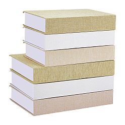 (52) Непрозрачная лаванда 6шт. 6 стили, фальшивая книга, модель, имитация книги, Домашняя жизнь книжная полка опора дисплей украшения, разноцветные, 220~250x150~170x40~46 мм, 1 шт / стиль