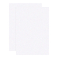 Blanco Tablero de silicona de un solo lado, con adhesivo en la espalda, Rectángulo, blanco, 30x21x0.1 cm