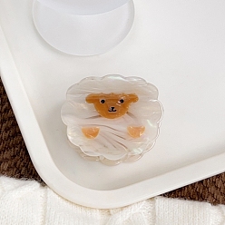 Овца Животные ацетат целлюлозы заколки-коготь, аксессуары для волос для женщин и девочек, овца, 55x45 мм