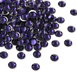 20490 Purple Velvet Preciosa® maxima crystal без горячей фиксации плоские камни, чешский хрусталь, срыв твердой мозговой оболочки, круглый(438 11 615 шатон-роза), 20490 фиолетовый бархат, ss 12 (3~3.2 мм)