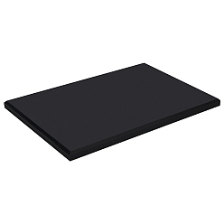 Black Acrylic Jewelry Displays, Rectangle, Black, 15x10x0.64cm