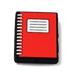 Book Силиконовые фокусные шарики, изготовление ожерелий diy, книга, 30x24x8 мм, отверстие : 2 мм