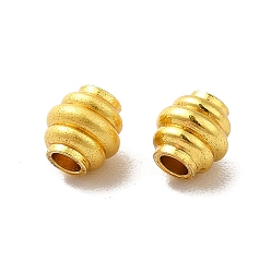 Golden Rack Plating Brass Beads, Long-Lasting Plated, Column, Golden, 4x4mm, Hole: 1.5mm