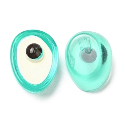 Avocado Полустереоскопические кабошоны из прозрачной смолы, фрукты, авокадо, 20x15x11 мм