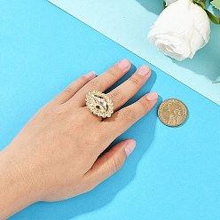 Золотой Латунные накладки на кольца с конским глазом, долговечный, стойки покрытие, золотые, лоток : 21.5x13 мм, 23x30.5 мм, размер США 12 3/4 (22 мм)