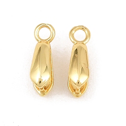 Echt 18 k vergoldet Messing Eispickel Prise Bügel, Gestell, langlebig überzogen, Bleifrei und cadmium frei, echt 18 k vergoldet, 14x7x4 mm, Bohrung: 2.5 mm, Stift: 0.8 mm