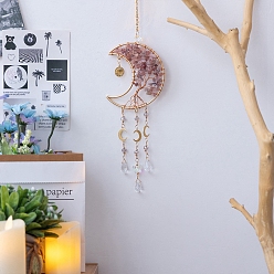 Клубничный Кварц Подвески из натурального клубничного кварца, стеклянные ловцы солнца, шаровая призма для потолочной люстры, древо жизни, упаковка: 90x90x90 мм