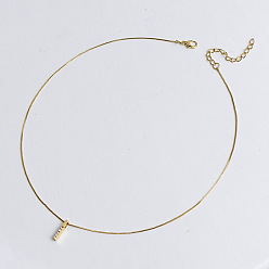 Золотой Женские кулоны-подвески в виде прямоугольных брусков из сплава с кристаллами и стразами., золотые, 16.54 дюйм (42 см)