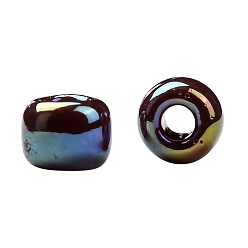 (406) Opaque AB Oxblood TOHO Round Seed Beads, Japanese Seed Beads, (406) Opaque AB Oxblood, 11/0, 2.2mm, Hole: 0.8mm, about 5555pcs/50g