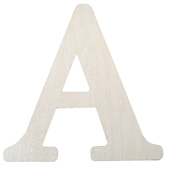 Letter A Необработанные листы МДФ, буква a, 395x370x0.4 мм