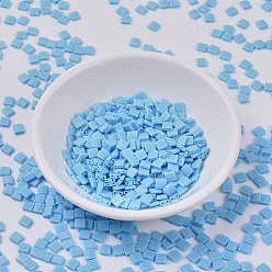 (TL413FR) Матовый Непрозрачный Бирюзово-синий AB Миюки тила бусины, японский бисер, 2-луночное, (tl 413 fr) матовый матовый бирюзовый, 5x5x1.9 мм, Отверстие: 0.8 мм, о 118 шт / бутылка, 10 г / бутылка