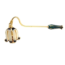 Light Gold Металлический фитиль для тушения пламени свечи, автоматический огнетушитель, для безопасного тушения пламени свечи, золотой свет, 170x50x35 мм