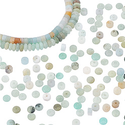 Flower Amazonite 2 нити 2 стили натуральный цветок амазонит бусины нити, диск, 4~5x2~2.5 мм, отверстие : 1 мм, 1 прядь / стиль