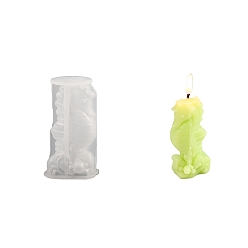 Sea Horse Силиконовые формы для свечей своими руками, формы для литья смолы, для уф-смолы, украшения из эпоксидной смолы, морской конек, 45.5x35.5x87 мм